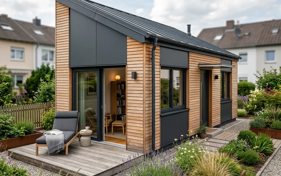 Kompaktes Singlehaus mit Pultdach und Terrasse – Singlehaus-Preise 2026 ab 90.000 Euro Kompaktes Singlehaus mit Pultdach und Terrasse – Singlehaus-Preise 2026 ab 90.000 Euro